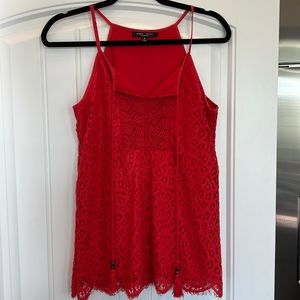 Romeo & Juliet couture red tank top size small